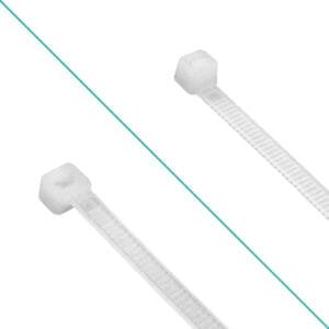 CV-42W - 50-un 200x4,8mm Blanca Amarra Plastica Nylon 4.8x200mm