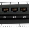 LINKMADE 24-RJ45 CAT5E UTP PATCH PANEL 1U UL CERTIFIC - Imagen 2