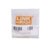 KP3WL - LINKMADE Blanco Cat3 RJ11/RJ14 6P4C Hembra Punchable Keystone - Imagen 4