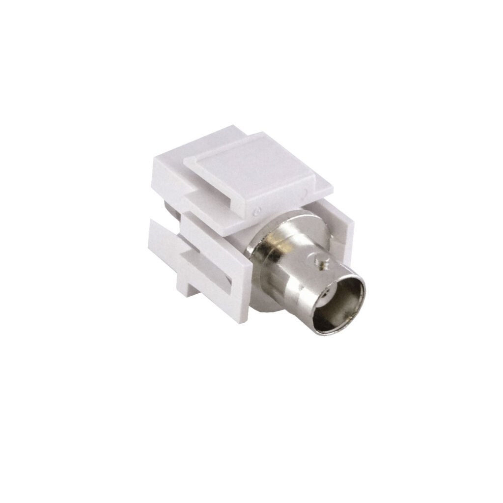 KBBWL - Blanco BNC-BNC Hembra-Hembra Keystone Copla BNCH-BNCH