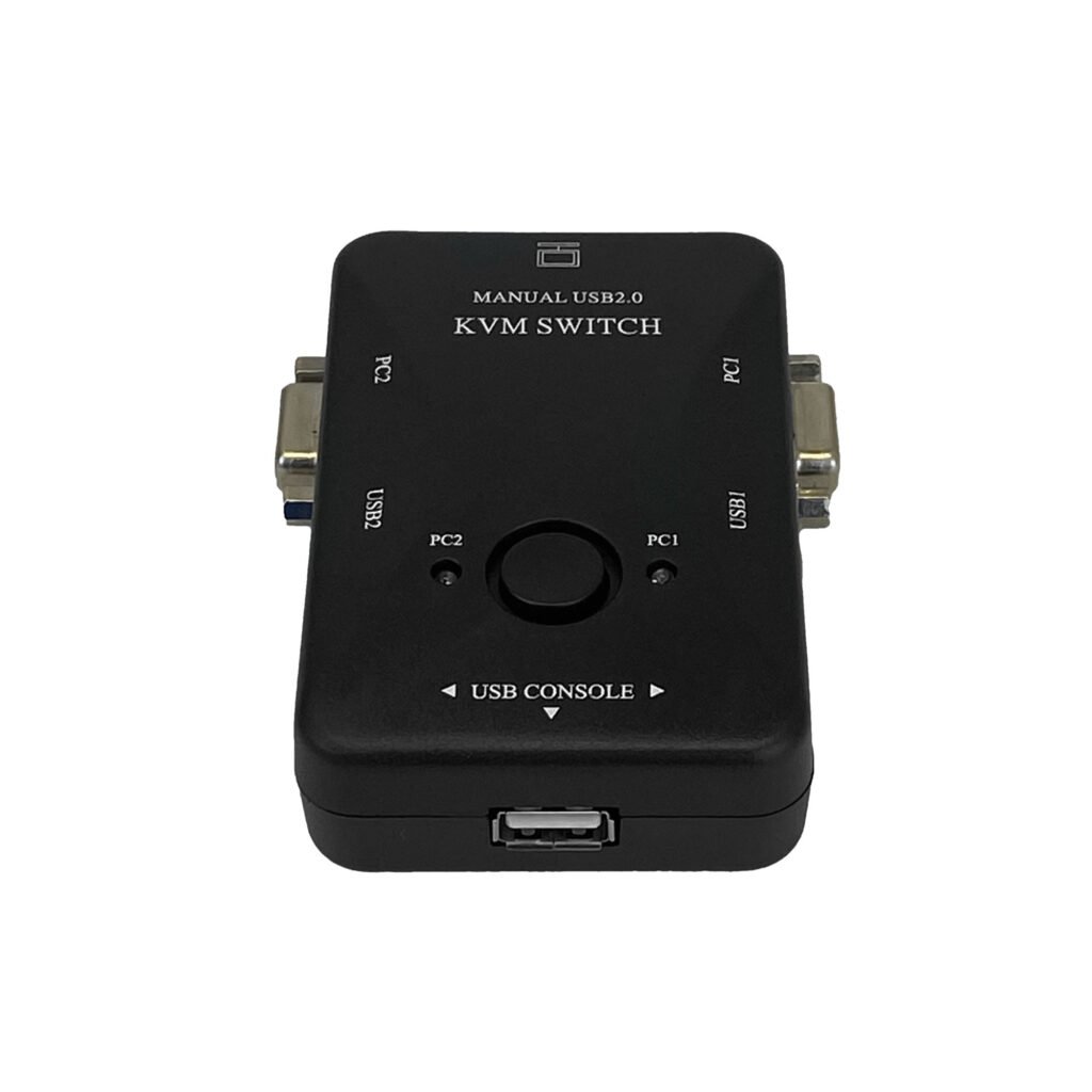 KVM21UA - KVM-2-USB/VGA HUB-3-USB2.0 req-Cables no-req-Fuente-Poder 1920x1440
