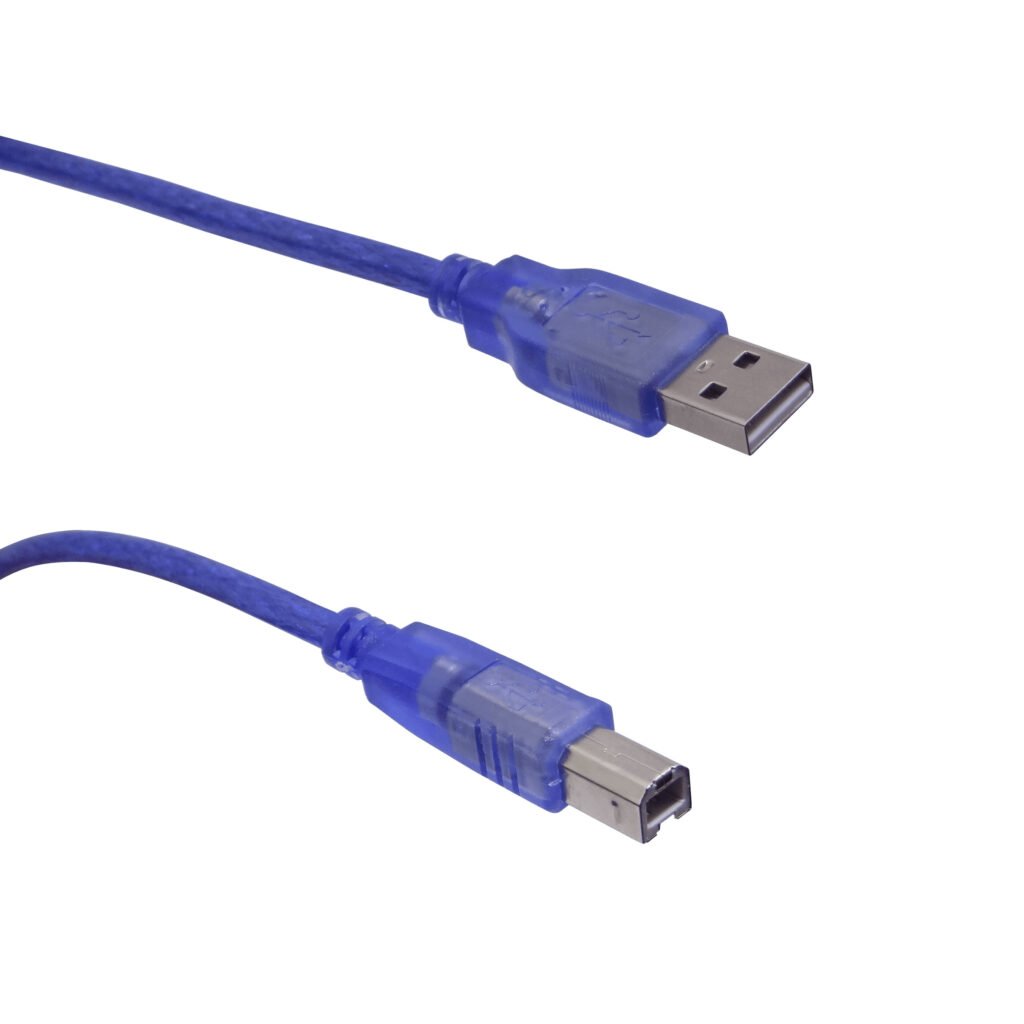 USBAB15 - 1,5mt Cable Azul USB A-M B-M AM-BM p/Impresora/Otros 150cm
