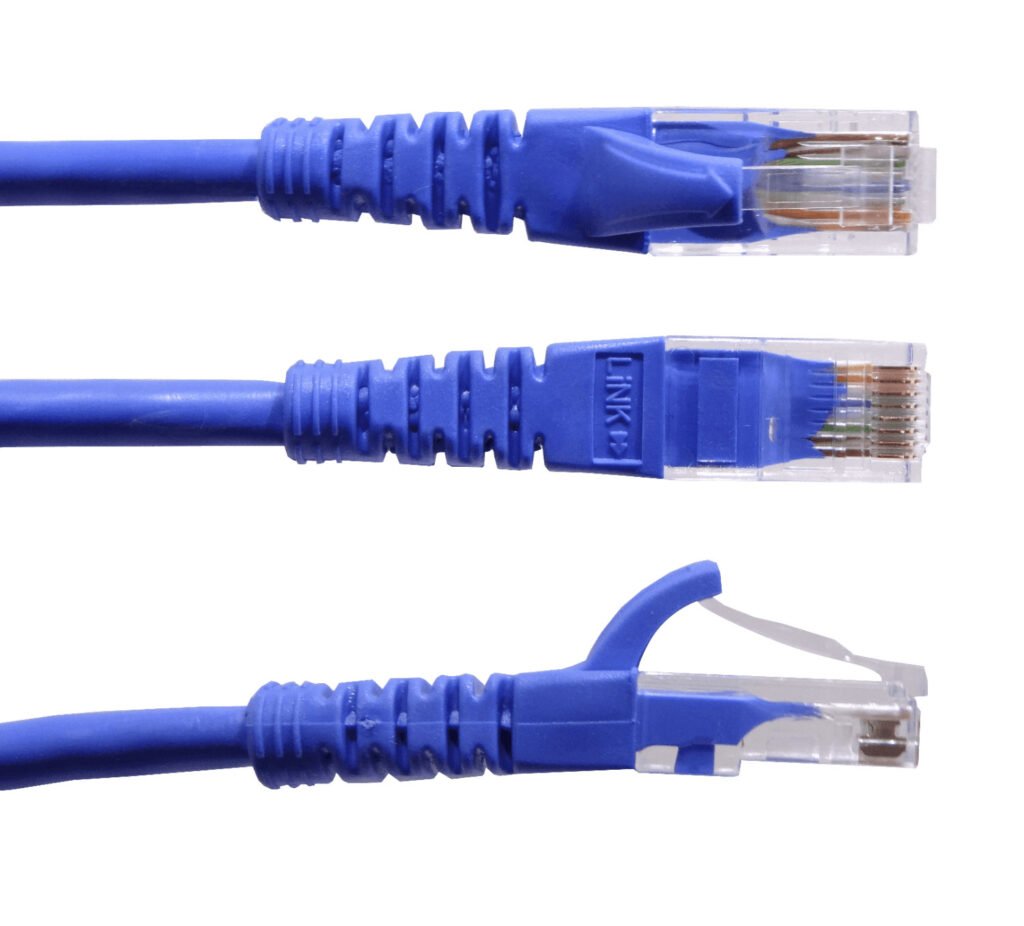 LINKMADE 3MT CAT5E AZUL LSZH CABLE PATCH INYECTADO MULTIFILAR