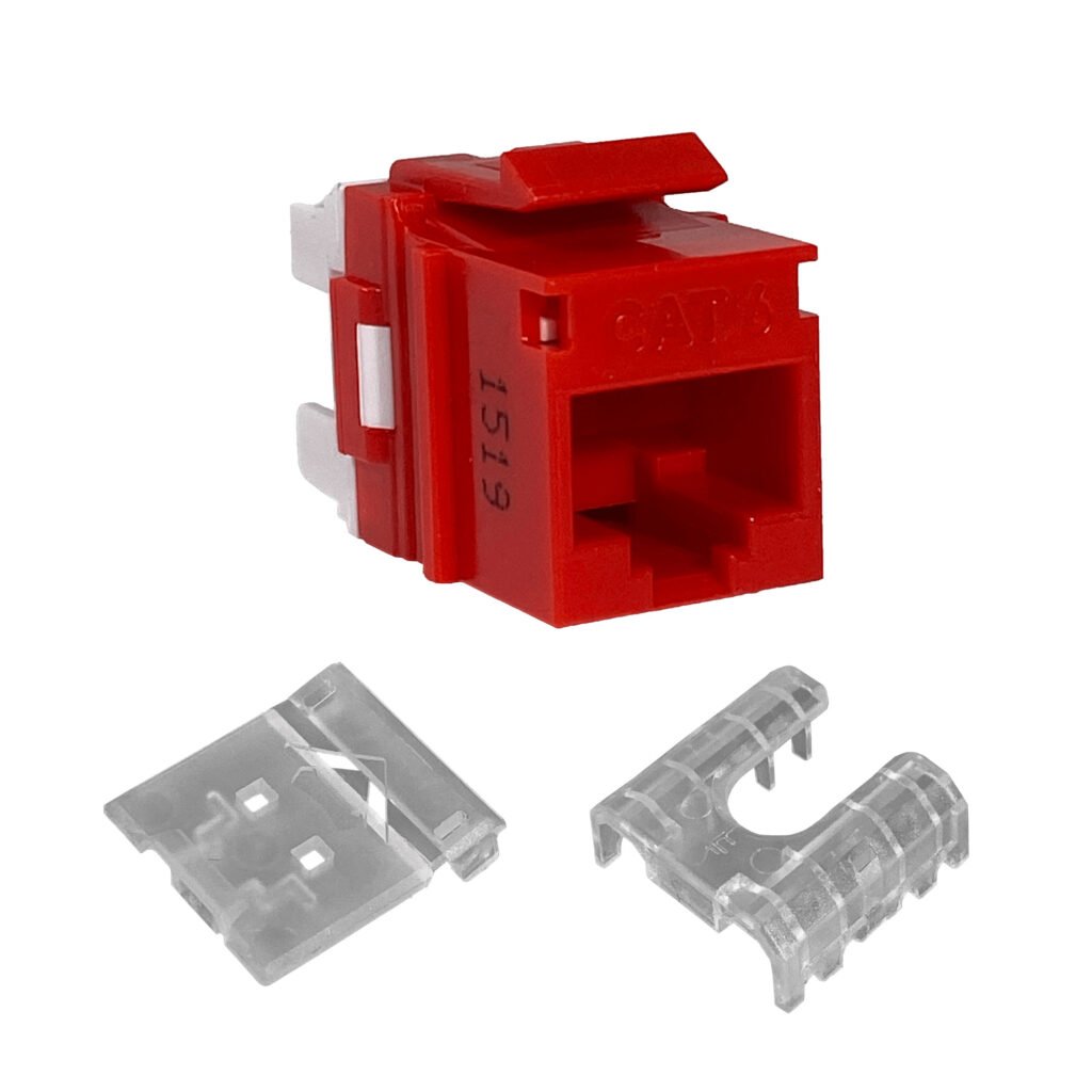 KP6RF - FURUKAWA Rojo Cat6 UTP Multilan Punch Keystone Hembra RJ45 35060608