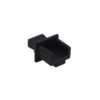 10-unids Tapa para Keystone RJ45 Negra Plastica - Imagen 2