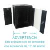 RK1009-3L - LINKMADE RACK 9U 10-PULG-ANCHO 30CM-FONDO NEGRO - Imagen 4