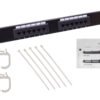 LINKMADE 12-RJ45 CAT5E UTP PATCH PANEL 1U UL CERTIFIC - Imagen 3