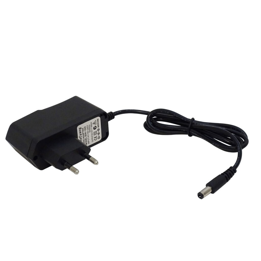F12-05C - 12VDC 0,5A Plug-5,5x2,5mm 6W Fuente Poder Trafo