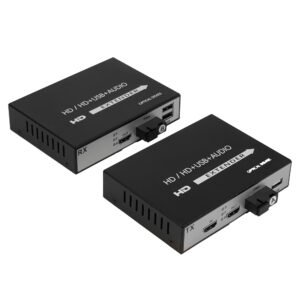 HDMI-FIBRA - 20km Extensor Fibra Optica HDMI 1080p FullHD HDMI-1-In/2-Out inc-5Vdc