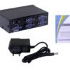 VGA-1X4 - Video Splitter 4-VGA-H 1-VGA-H 1920x1440max 5-DB15-H inc-9V - Imagen 4