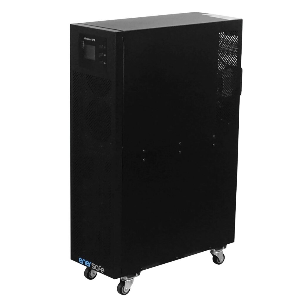 ENERSAFE 832WH 6KVA 6000W 0ms 16x9AH Expandibl-192VDC UPS Torre Online