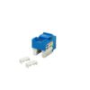 KP5AL - LINKMADE Azul Cat5E U/UTP Punchable Keystone Conector Hembra RJ45 - Imagen 2