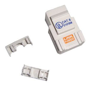 KP6WL - LINKMADE Blanco Cat6 U/UTP Punchable Keystone Conector Hembra RJ45