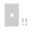 FP1WL - LINKMADE Blanco 1-Keystone Vertical Faceplate 70x114mm - Imagen 2