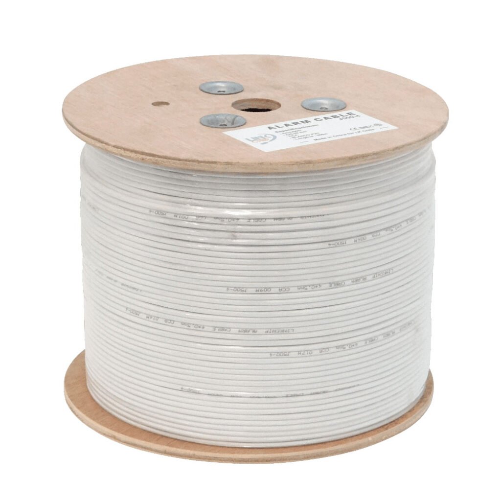 J500-4 - 500mt 4C Alambre 24AWG Telefonico 2-Pares Redondo Aleacion CCA 4x0,5mm