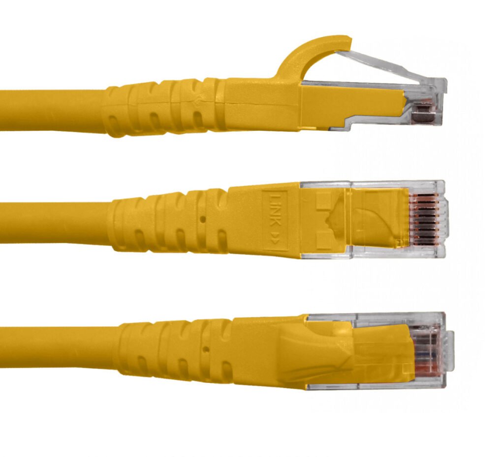 CP6M-30L - LINKMADE 3mt CAT6 Amarillo LSZH Cable Patch Inyectado Multifilar