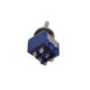 Interruptor 6-Pin 2-Pos Celeste ON-ON Toggle Perilla 250V 3AMP DPDT - Imagen 2