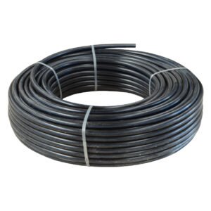 PLAN- - Plansa 25mm-ext 1,5mm Rollo 100mts Negra HDPE Polietileno Reciclado