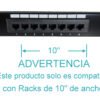 LINKMADE 8-RJ45 10-PULGADAS 1U CAT5E UTP PATCH PANEL UL CERT - Imagen 2