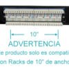 LINKMADE 8-RJ45 10-PULGADAS 1U CAT5E UTP PATCH PANEL UL CERT - Imagen 3