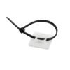 HC-101 - 100-un 2x2cm Fijacion Autoadhesiva Base Blanca p/Amarra 4mm - Imagen 2