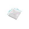 HC-101 - 100-un 2x2cm Fijacion Autoadhesiva Base Blanca p/Amarra 4mm - Imagen 3