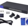 LGS124P - LINKSYS 24-1000(12-PoE+at) 120W-tot No-Admin Rack 100-240VAC - Imagen 2