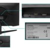 LC27 - SAMSUNG 27-pulgadas 2560x1440 HDMI-2.0 16:9 Monitor LED LC27G55TQBLXZS - Imagen 3