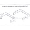 RKB02-3L - LINKMADE 2U BRACKET MURAL ABIERTO AJUSTABLE C/Bisagra - Imagen 2