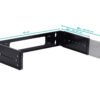RKB02-3L - LINKMADE 2U BRACKET MURAL ABIERTO AJUSTABLE C/Bisagra - Imagen 3