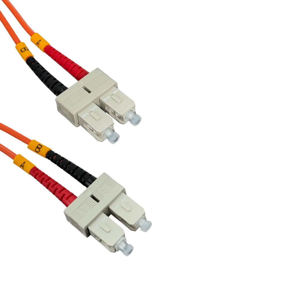 JFMTT1 - 1mt ST-ST OM1 Multimodo MM Duplex Jumper Fibra 62.5/125um LSZH
