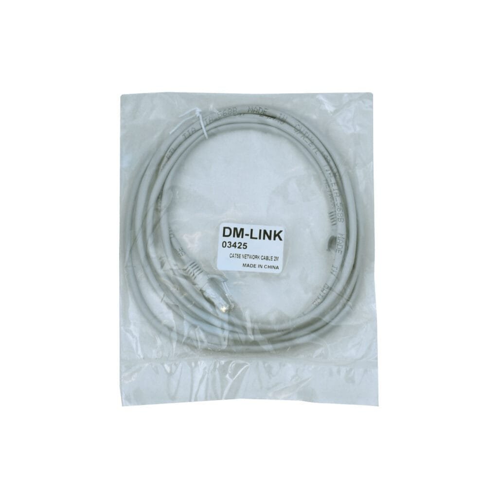 CPG-2 - 2mt Gris Cable Patch Cord Multifilar CCA Aleacion RJ45 inyectado