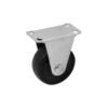 RUEDA-1 - Rueda 1-pulgadas Fija Negra Soporta-18Kg 25x46x53mm - Imagen 3