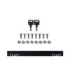RK04-4L - LINKMADE Laterales-Remov 4U 45cm-Fondo Rack Pared Mural Negro - Imagen 4