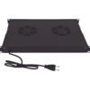 RAT-1L - LINKMADE 1U 2-Ventiladores Negro c/Switch-Encendido 220VAC - Imagen 2