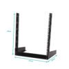 RK12-BL - LINKMADE 12U Bastidor Simple Negro 2-Pilares 59cm-Altura Desarmado - Imagen 2