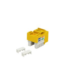 KP5ML - LINKMADE Amarillo Cat5E U/UTP Punchable Keystone Conector Hembra RJ45
