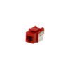 KP5RL - LINKMADE Rojo Cat5E U/UTP Punchable Keystone Conector Hembra RJ45 - Imagen 4