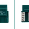 KP5VL - LINKMADE Verde Cat5E U/UTP Punchable Keystone Conector Hembra RJ45 - Imagen 2