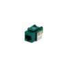 KP5VL - LINKMADE Verde Cat5E U/UTP Punchable Keystone Conector Hembra RJ45 - Imagen 3