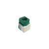 KP5VL - LINKMADE Verde Cat5E U/UTP Punchable Keystone Conector Hembra RJ45 - Imagen 4