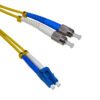 JFSLF2 - 2mt LC-FC MonoModo SM Duplex Jumper Cable Fibra 9/125um LSZH - Imagen 2