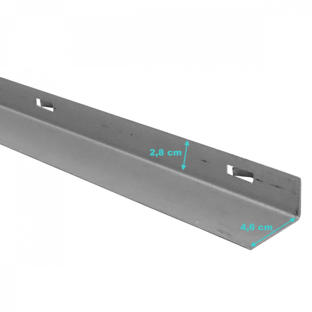 ESCAM-T - LINKCHIP Placa Divisora Alt-46mm 2,5m p/Escalerilla Canasto Malla Hilo