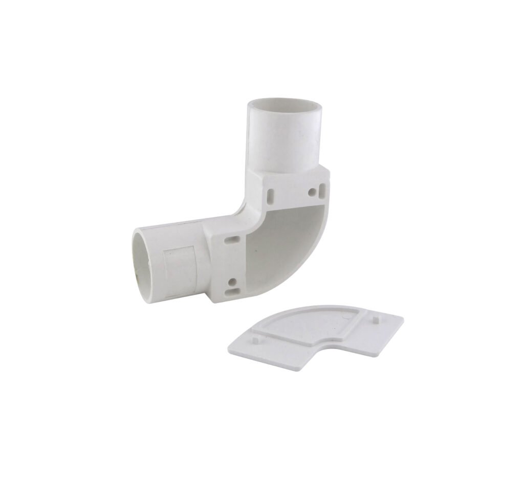 PVC20-CT - LINKCHIP 20mm Codo con Tapa para Tubo PVC Blanco