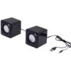 XTS-110 - XTECH Mini Parlantes2.0 5W req-USB-Power 3,5mm-M cable-90cm 7x7x7cm - Imagen 2