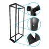 RK42-BBLW - LINKMADE 42U BASTIDOR AJUSTABLE 60-100CM DESARMADO - Imagen 2
