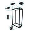 RK32-BBLW - LINKMADE 32U Bastidor 4-Pilares Ajustable 60-100cm - Imagen 2
