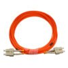 JFMCC5 - 5mt SC-SC OM1 MultiModo MM Duplex Jumper Fibra 62.5/125um 3mm LSZH - Imagen 2