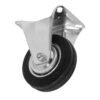 RUEDA-4 - Rueda 4-pulgadas Fija Negra Soporta-80Kg 85x100x130mm - Imagen 2