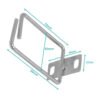 RAD-G - LINKMADE GANCHO RACK ORDENADOR METAL CROMADO - Imagen 2